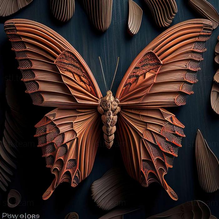 3D model Papilio polyxenes (STL)